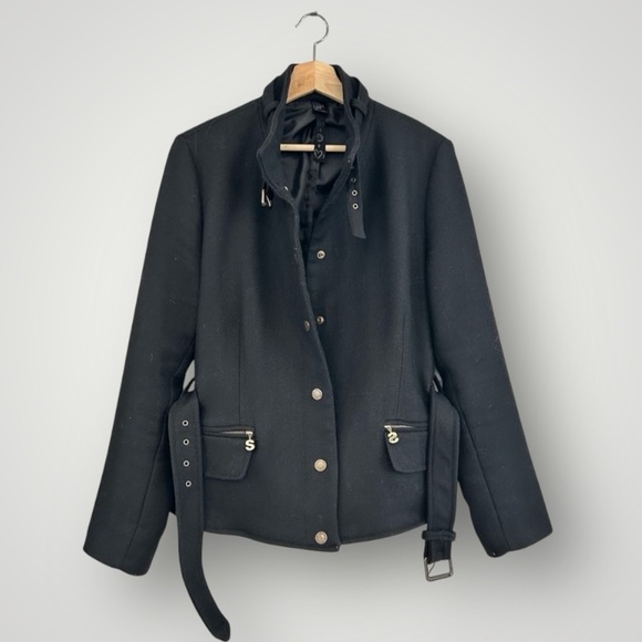 Desigual Convertible Wool Tapestry Coat Like New! - Picture 10 of 16